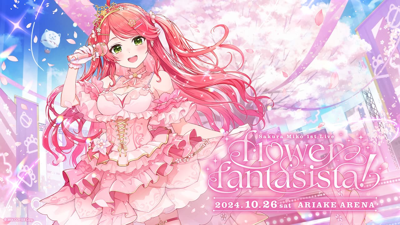 Merch | さくらみこ1st Live “flower fantasista!”｜ホロライブプロダクション